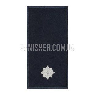 Погон на липучке ДСНС Младший Лейтенант, Navy Blue, ГСЧС, Младший Лейтенант