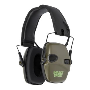 Howard Leight Impact Sport Earmuff with Bluetooth, Olive, Active, 21