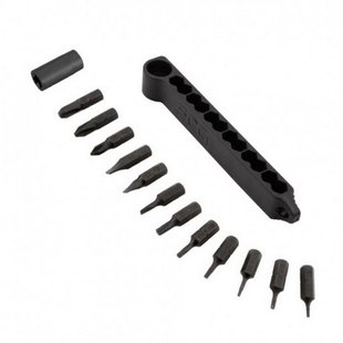 Набір біт SOG Multi-Tool Component Hex Bit Accessory Kit, Чорний