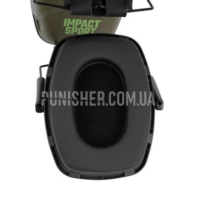 Howard Leight Impact Sport Earmuff with Bluetooth, Olive, Active, 21