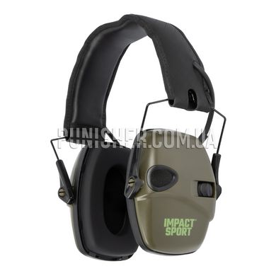 Howard Leight Impact Sport Earmuff with Bluetooth, Olive, Active, 21