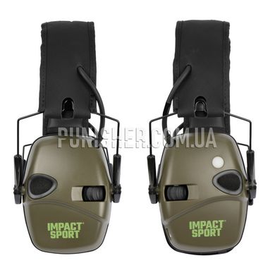 Howard Leight Impact Sport Earmuff with Bluetooth, Olive, Active, 21