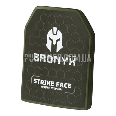 Bronyx CAP6SR Large 6 class Armor Plate, Olive, Armor plates, 6, Large, Ultra high molecular weight polyethylene