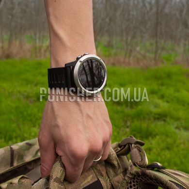 Часы Garmin D2 Bravo Pilot Watch (Бывшее в употреблении), Черный, Альтиметр, Барометр, Дата, Год, Компас, Тахиметр, Фитнес-трекер, Bluetooth, GPS, Тактические часы