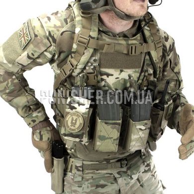 WAS CPC PCR Covert Plate Carrier Multicam Combo with Pathfinder Chest Rig, Multicam, Plate Carrier