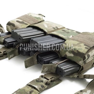 WAS CPC PCR Covert Plate Carrier Multicam Combo with Pathfinder Chest Rig, Multicam, Plate Carrier