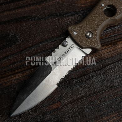 Складаний ніж Cold Steel Gunsite Counter Point 4", DE, Ніж, Складаний, Напівсерейтор