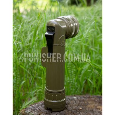 Военный фонарь Fulton MX-991/U (Бывшее в употреблении), Olive, Ручный, Батарейка