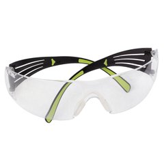 3M Peltor Sport SecureFit Safety Eyewear SF400 Clear Lens, Clear, Transparent, Goggles