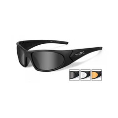 Wiley X Romer 3 Ballistic Sunglasses with 3 Lens, Black, Amberж, Transparent, Smoky, Goggles