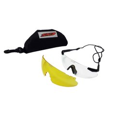 ESS ICE Kit Protective Eyeshields, Black, Transparent, Yellow, Goggles