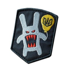 Peklo.Toys Hare with Balloon Patch, Black