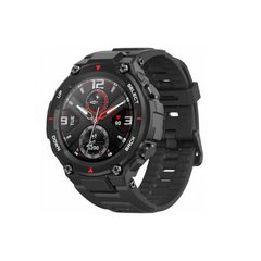 Amazfit T-Rex Smart Watch, Black, Vibration notification, Date, Heart rate monitor, Stopwatch, Fitness tracker, Chronograph, Bluetooth, GPS