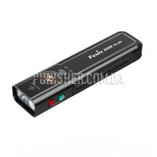 Компактний ліхтар-брелок Fenix E06R PRO RG, Чорний, Ручний, USB, Зелений, Білий, Червоний