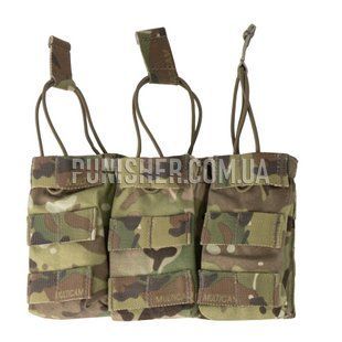 Emerson 7.62 Triple Open Top Magazine Pouch, Multicam, 3, 6, Molle, AK-47, AK-74, AKM, RPK-7.62, For plate carrier, 7.62mm, 5.45, Cordura 500D
