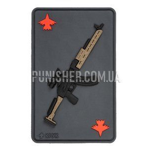 KPYK Ace Patch, Dark Grey, PVC, No