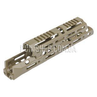 Среднее цевье КРУК CRC 1U020B M-LOK с длинной накладкой для АК, Coyote Tan, M-Lok, Цевье, AK-74, AKC-74, AKM, 285