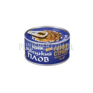 Узбецький плов Portion, консервна банка 325 г, Cухпай