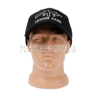 Бейсболка Rothco Molon Labe Deluxe Low Profile Cap, Черный, Универсальный