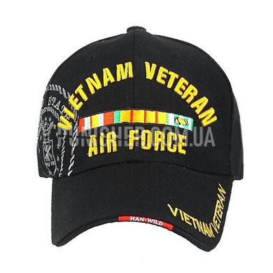 Vietnam Veteran Baseball Cap, Black, Universal