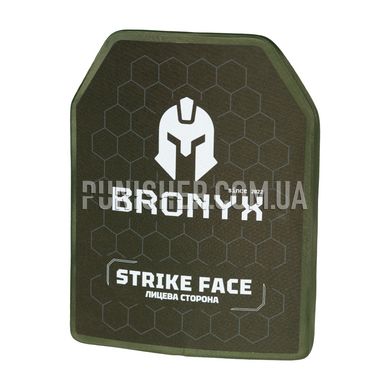 Bronyx CAP6SR M Full 6 class Armor Plate, Olive, Armor plates, 6, Medium, Ultra high molecular weight polyethylene