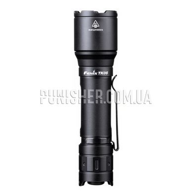 Fenix TK06 Flashlight, Black, Flashlight, Accumulator, Battery, White, 800