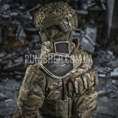 M-Tac Ballistic Collar Protection with ballistic packages class 1 for Cuirass QRS, Multicam, Neck protection, 1, Ultra high molecular weight polyethylene