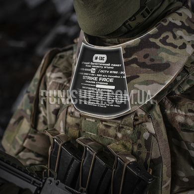 Горжет M-Tac з балістичними пакетами 1 клас для Cuirass QRS, Multicam, Захист шиї, 1, Надвисокомолекулярний поліетилен