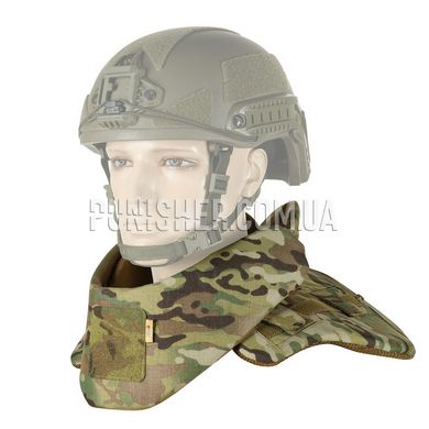 M-Tac Ballistic Collar Protection with ballistic packages class 1 for Cuirass QRS, Multicam, Neck protection, 1, Ultra high molecular weight polyethylene