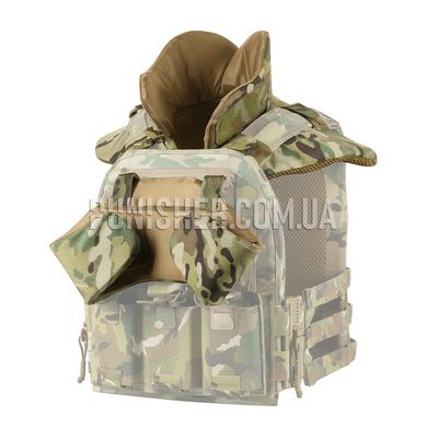 Горжет M-Tac с баллистическими пакетами 1 класс для Cuirass QRS, Multicam, Защита шеи, 1, Сверхвысокомолекулярный полиэтилен