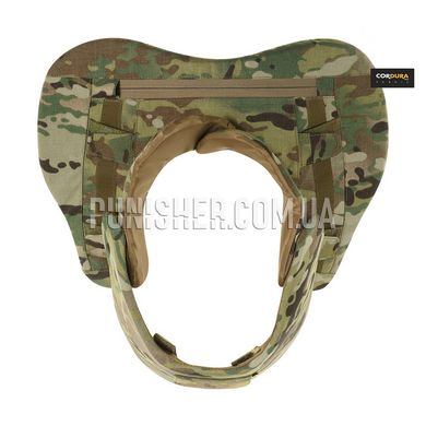 M-Tac Ballistic Collar Protection with ballistic packages class 1 for Cuirass QRS, Multicam, Neck protection, 1, Ultra high molecular weight polyethylene