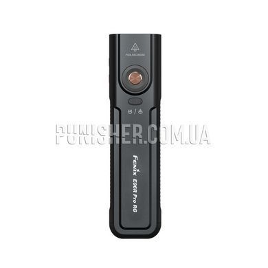 Компактний ліхтар-брелок Fenix E06R PRO RG, Чорний, Ручний, USB, Зелений, Білий, Червоний