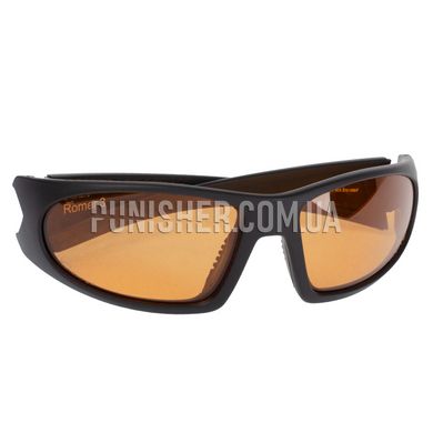 Wiley X Romer 3 Ballistic Sunglasses with 3 Lens, Black, Amber, Transparent, Smoky, Goggles
