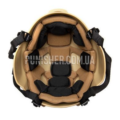 ACM GEN2 Protective Pads and Suspension System Kit for FAST, MICH, Wendy Helmets, Coyote Brown, Protective pillow