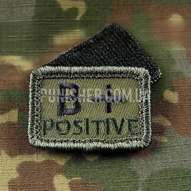 Патч Helikon-Tex Группа крови B+, Olive, (III), Текстиль, Нет