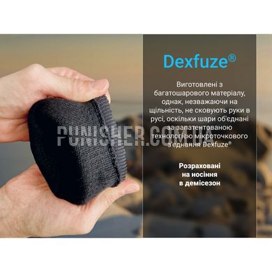 Рукавички водонепроникні Dexshell StretchFit 2.0, Чорний, Medium