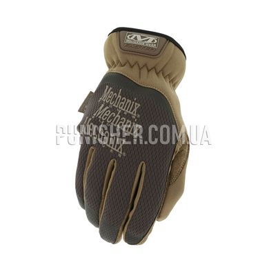 Mechanix Fastfit Brown Gloves, Brown, Large