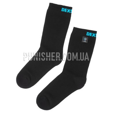 Dexshell Ultra Thin Crew Socks, Black, Small, Demi-season