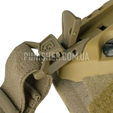 Система Revision Desert Locust Goggle Swivel Clip Kit для крепления защитной маски на шлем, Tan