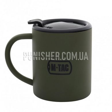M-Tac Thermo mug 280 ml with lid, Olive, Термопосуда