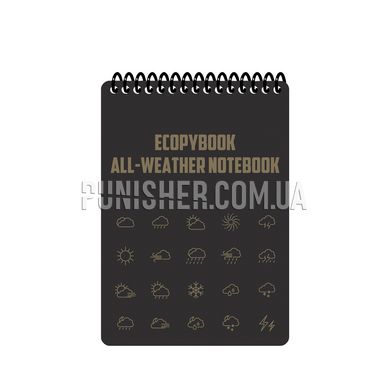ECOpybook All-Weather Regular A6 Notebook, White, Notebook
