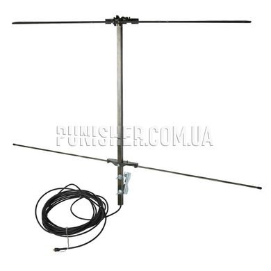 Outdoor Directional VHF Antenna - loop with 10 m feeder, Black, Radio, Antenna, Motorola DP4400 (DP4600/DP4800)