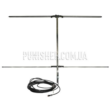 Зовнішня направлена VHF антена - петля з фідером 10 м, Чорний, Радіостанція, Антена, Motorola DP4400 (DP4600/DP4800)