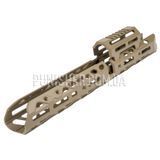 KPYK CRC 1U004A M-Lok Long Handguard with short pickguard, Coyote Tan, M-Lok, Handguard, AK-74, AKM, 360