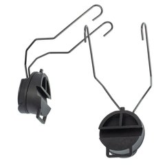 Адаптери Z-Tac Tactical Helmet Rail Adapter Set для кріплення гарнітури MSA Sordin на шолом, Чорний, Гарнітура, MSA Sordin, Адаптери на шолом