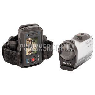 Екшен камера Sony HDR-AZ1 з пультом дистанційного керування RM-LVR2 Live View, Білий, Камера
