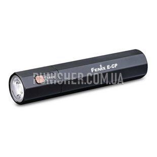 Fenix E-CP Flashlight, Black, Flashlight, Accumulator, White