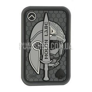 M-Tac Molon Labe Ace 3D PVC Patch, Grey, PVC, No