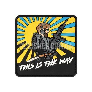 Патч ВS This is the way ПВХ, Жовто-блакитний, ПВХ, Ні