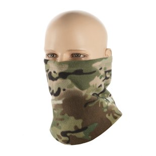 M-Tac Elite Neck Gaiter Fleece Short with tightening 320 g/m2, Multicam, Small/Medium